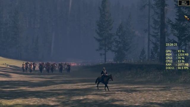 Total War: Rome II FPS Тест на Pentium G3240 + GTX 660 + Afterburner + ShadowPlay смотреть онлайн