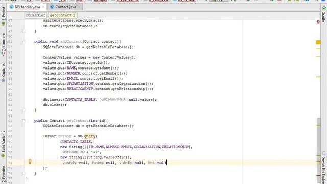 My Contacts App - Android SQLite - 5 - addContact And getContact - Part 2 смотреть онлайн