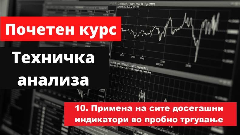 Крипто техничка анализа 10. Примена на сите досегашни индикатори во пробно тргување
