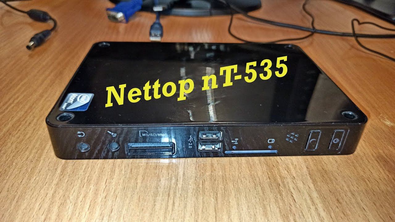 Восстановление работоспособности пк Nettop NT-535- INTEL ATOM, разборка, чистка, замена аккумулятора