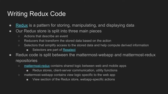 Mattermost Dev Talk - Web App Workflow смотреть онлайн