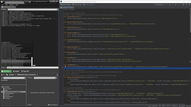 UE 4.21 - How To Create, Duplicate, Rename, Delete Assets and Directories Using Python смотреть онлайн