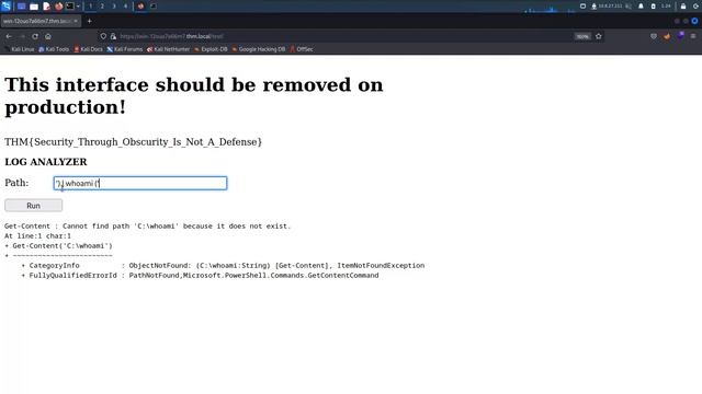 Command Injection Restriction Bypass in Active Directory and get a Reverse Shell | PentestHint смотреть онлайн