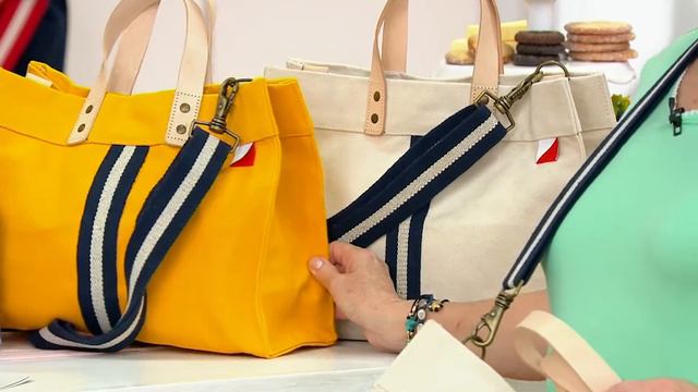 Shorebags Large or Mini Box Tote on QVC смотреть онлайн
