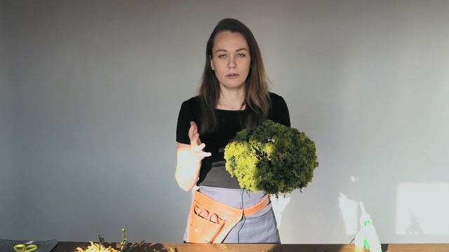 Букет на каркасе // стабилизированный мох смотреть онлайн