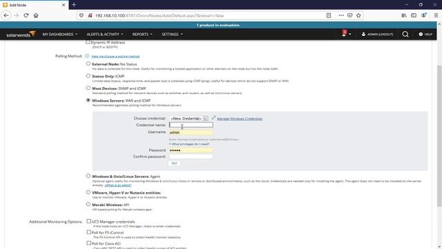 SolarWinds NPM: SolarWinds network monitoring configuring WMI protocol смотреть онлайн
