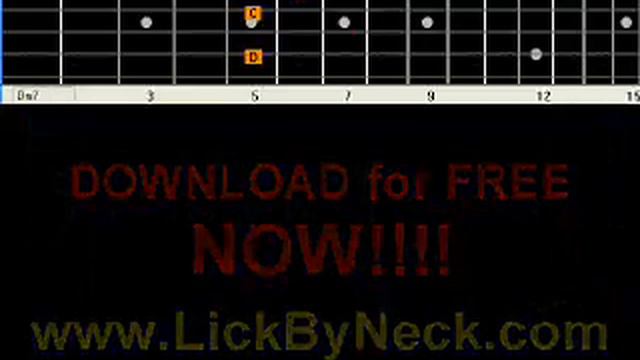 Scales  Over  Chords  Key  Of  C 5  Positions  I I chord  D  Minor Guitar Lesson