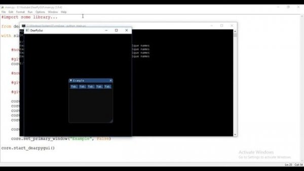 Tab Bar in Dear PyGui | Dear PyGui Tutorial For Beginners