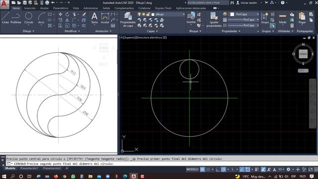 AutoCAD EJERCICIO 1. APRENDAMOS AUTOCAD DE UNA FORMA PRACTICA смотреть онлайн