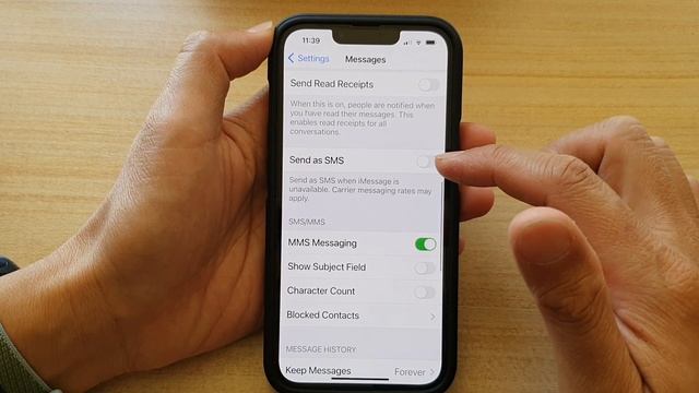 iPhone 13/13 Pro: How to Enable/Disable Send as SMS When iMessage is Unavailable смотреть онлайн