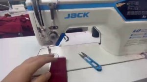 Регулировка скорости автоматической закрепки на прямсотрочных машинах JACK