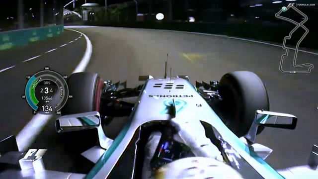F1 2014 Lewis Hamilton Pole Lap Singapore смотреть онлайн