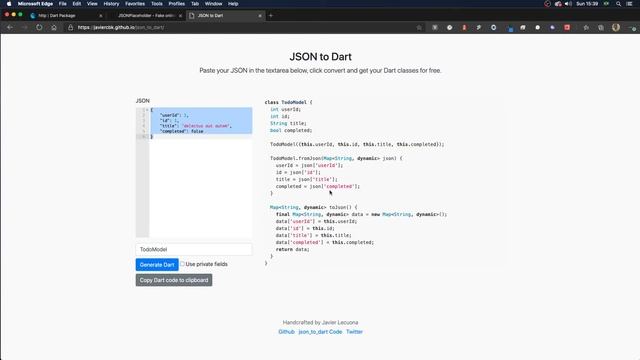 Curso de Flutter #44 - [API] Mapeando Modelos com o "json to dart" смотреть онлайн
