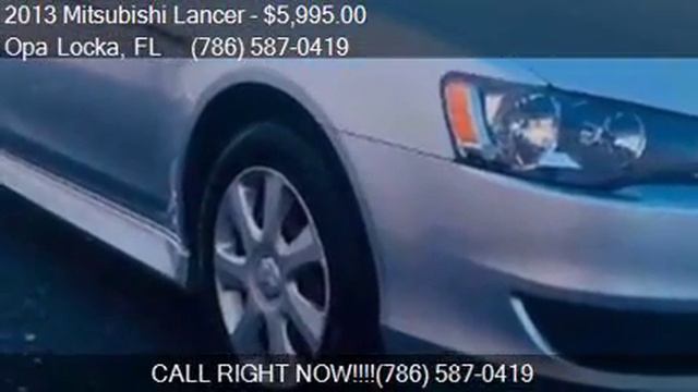 2013 Mitsubishi Lancer ES 4dr Sedan CVT for sale in Opa Lock смотреть онлайн