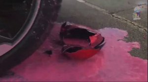 Разноцветный Челлендж - Машина уничтожает разные предметы