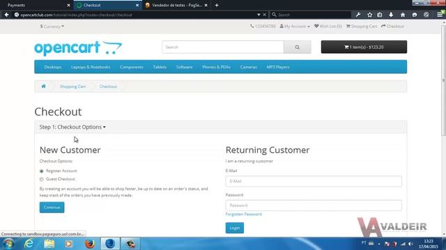 [OpenCart] Instalando PagSeguro Checkout Transparente смотреть онлайн