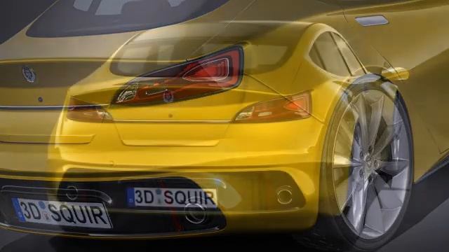 3D Model Generic Car Sport Sedan 2016 at 3DExport.com смотреть онлайн
