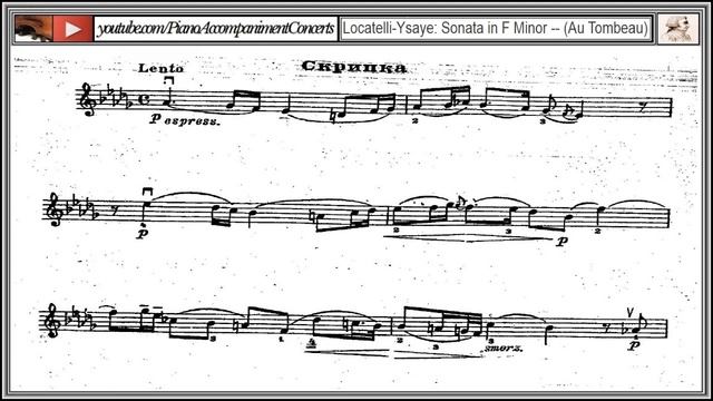 Oistrakh plays Locatelli - Violín Sonata in F minor, Op. 6 No. 7 смотреть онлайн