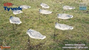 Сделай САМ.Гусиные флюгера из  материала DuPont™ Tyvek®