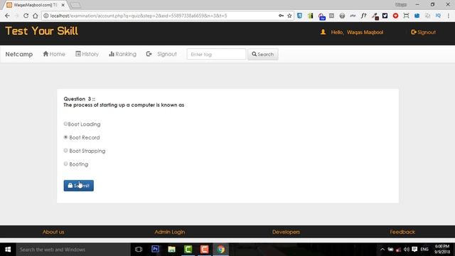 Online Examination System in PHP with free source code смотреть онлайн