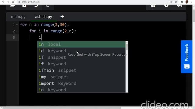 First ten prime numbers program in python смотреть онлайн