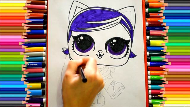 LOL SURPRISE PETS SERIES 3 Su-prr Kitty ! РАСКРАСКА КОТИКА СУПЕР БИБИ ЛОЛ СЮРПРИЗ ТРЕТЬЯ СЕРИЯ смотреть онлайн