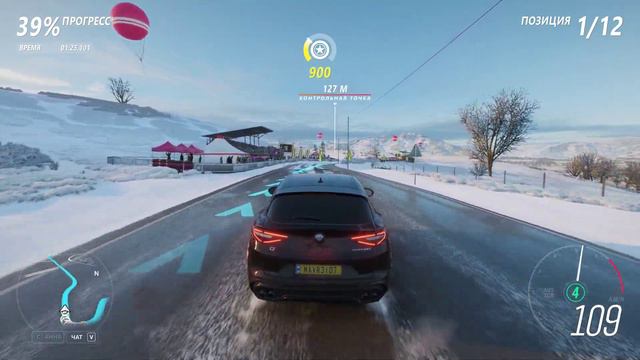 ALFA ROMEO STELVIO QUADRIFOGLIO Forza Horizon 4 Спринт Кросс в Бору Бамборо смотреть онлайн