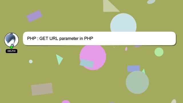 PHP : GET URL parameter in PHP смотреть онлайн