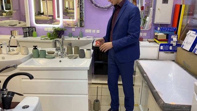 Набор для ванной комнаты Керамика VS Полирезина смотреть онлайн