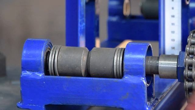 Правильно  согнуть круглую трубу Ду-15. Вал с угловой проточкой на трубогибе Цепон ПРО.