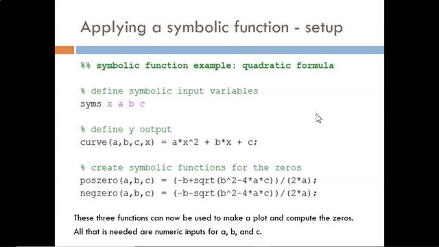 10.1 Symbolic Functions смотреть онлайн