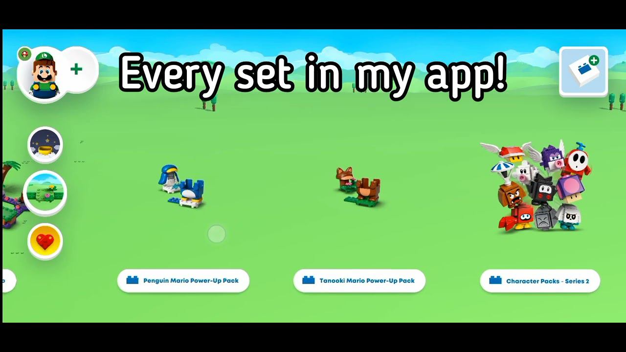 Lego Super Mario app all sets!!! Without Peach! LEGO Luigi mansion and etc. смотреть онлайн