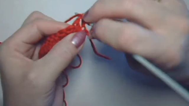 Урок 26 Как вязать полотно из столбиков с 1 накидом смотреть онлайн