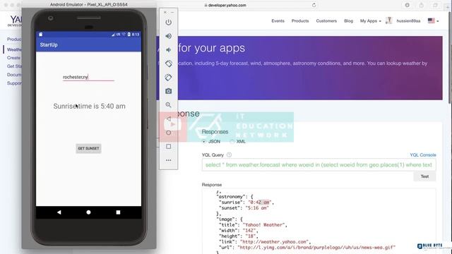 Kotlin android tutorial - 40 - Sunrise App preview смотреть онлайн