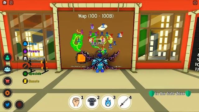 Научи играть I Обучение начальным знаниям в игре Anime Fighting Simulator смотреть онлайн