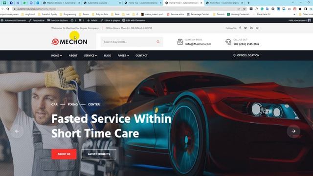 How to install, Setup demo and Customize Mechon - Car Service Repair WordPress Premium Theme Theme смотреть онлайн