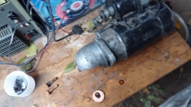 Небольшая профилактика втягивающего реле стартера смотреть онлайн