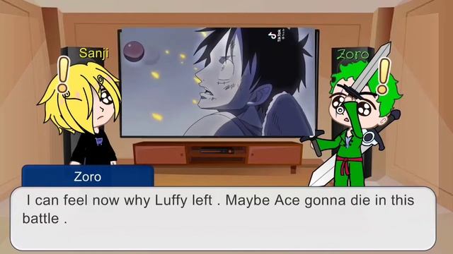 Monster trio React Marineford war || The death of Ace || Shanks stop war || Gacha Club edit | Part смотреть онлайн
