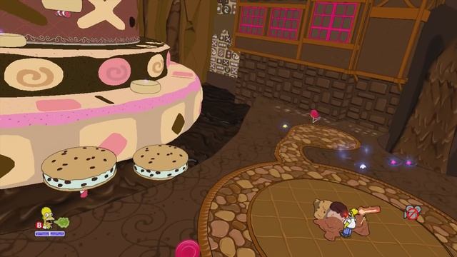 The Simpsons Game (Xbox 360) - The Land Of Chocolate (All Duff Bottlecaps)