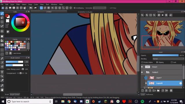 [Speedpaint] All Might Screenshot Redraw смотреть онлайн
