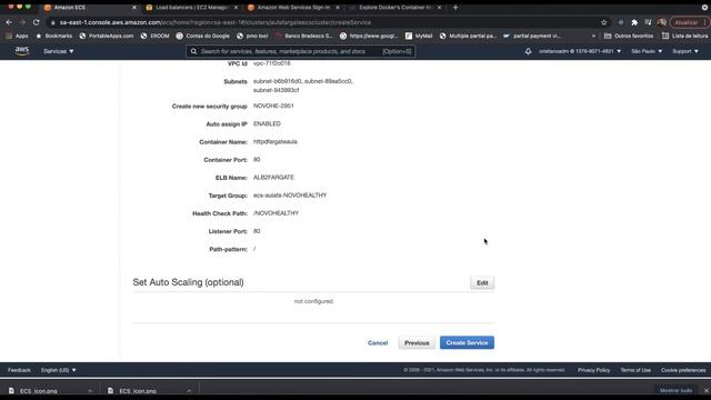 ECS com Load Balancer - Healthy check смотреть онлайн