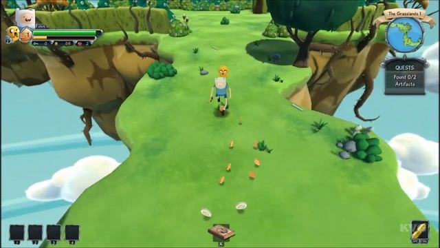 Finn and Jake's Epic Quest - Walkthrough - Part 1 - The Grasslands 1-1 (PC) [HD] смотреть онлайн