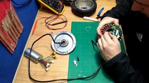 РЕМОНТ МОТОР КОЛЕСА ОТ ЭЛЕКТРОСАМОКАТА FREEGO ES-06X