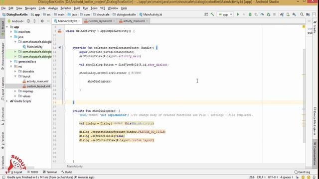 Android CustomDialog example in kotlin смотреть онлайн