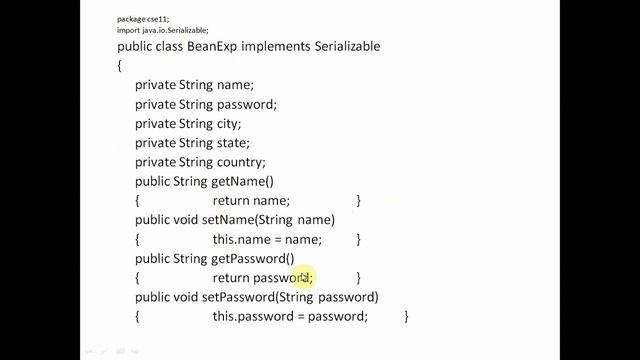 Java Bean in JSP Part2 смотреть онлайн