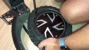 Бортировка колёса Kugoo G-booster установка