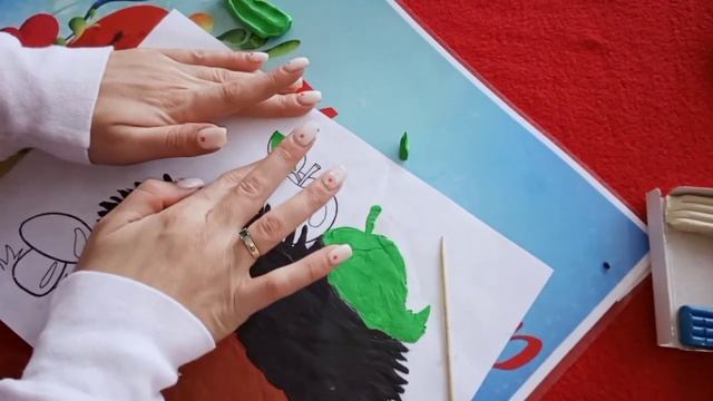 ТВОРЧЕСКИЕ ФАНТАЗИИ ОСЕНИ. АППЛИКАЦИЯ ИЗ ПЛАСТИЛИНА. смотреть онлайн