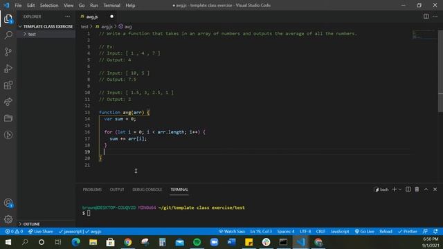 Javascript Tutorial: Average Function over an Array смотреть онлайн