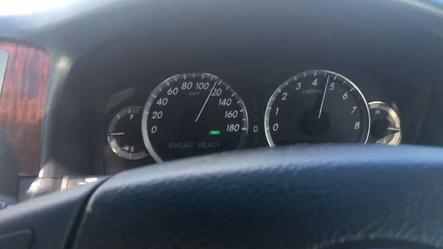 Toyota Crown Majesta UZS186 3uz V8 0-150 смотреть онлайн