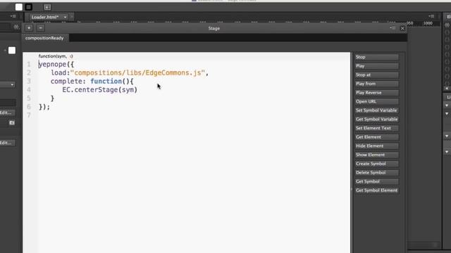 Composition Loader w/ Edge Commons (Adobe Edge Animate Online Week, Episode 7) смотреть онлайн